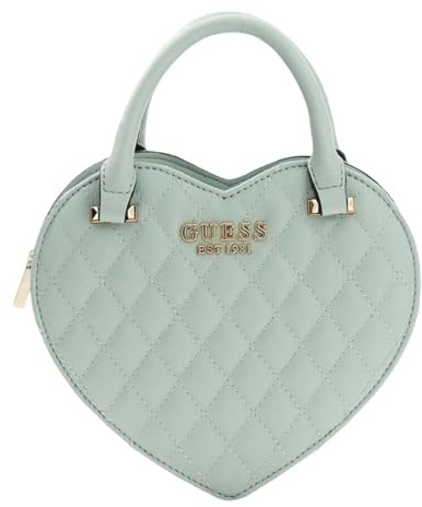 GUESS Handtasche Umhängetasche Atabey Heart Bag Light Sage mint