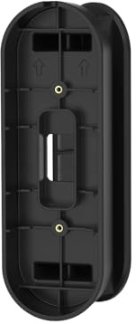 Holicfun Adjustable Angle Mount for Google Nest Doorbell (Wired, 3rd Gen) | 0-45° left/right adjustable angle, durable plastic corner wedge, hardware included, black