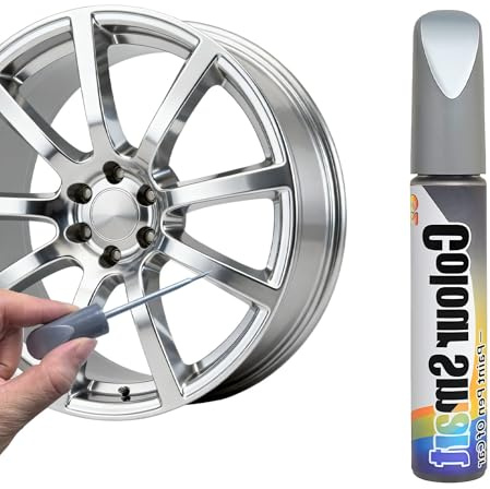Maggasacca - Bolígrafo de pintura para coche plata metálica, bolígrafo de retoque de arañazos para reparación de carrocería y llantas, corrector de arañazos para coche, moto y bicicleta