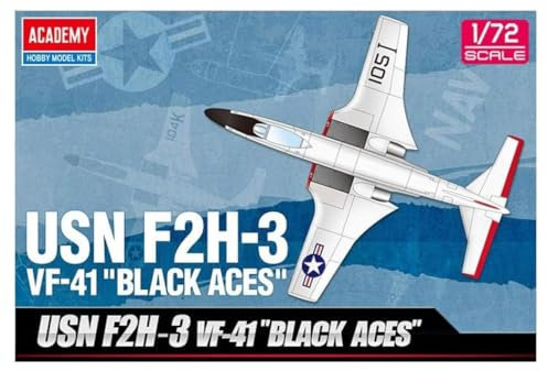 Academy 120116 492548 1/72 USN F2H-3 VF-41 Black Aces, Verschieden, Mittel