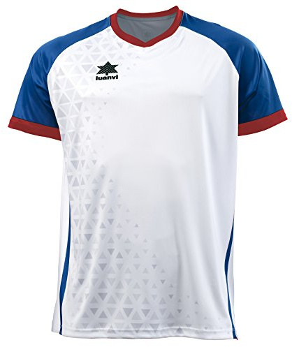 LUANVI Camiseta J MC Cardiff - T: XS - C: Blanco-Royal