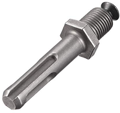 sourcing map 1/2 Drill Chuck Adapter, to 1/2-Inch(M13 x 15mm) Thread Keyless Drill Chuck Adapter Round Shank for Impact Driver, Pack of 5