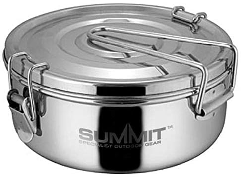 Summit Unisex Adult Stainless Steel Camping Pot Silver One Size