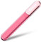 MiDenso Premium-Glasnagelfeile mit Etui, beidseitiger Feiler, Kristall-Schönheits-Nagelfeile Salon Nail Shine Top, Roségold