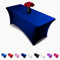 EL Event Linens Nappe rectangulaire en Lin élasthanne Bleu Marine de 1,8 m - pour Table Pliante de 1,8 m, Linge de Mariage, Banquet