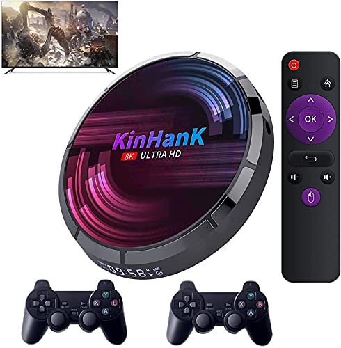 KINMRIS Super Console X Max Retro WiFi Video Game Console For Game Player 4K HD H96 Game/TV Box With 64000+ Games(4G+256G)