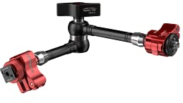 IFOOTAGE 11 Camera Magic Arm,Articulating Magic Arm with 1/4 and 3/8 Thread Screw for DSLR Camera Rig/LCD Monitor/LED Lights, Ball Head,Large Wing Nut,Payload up to 6KG,Spider Crab MA5-6,11inch