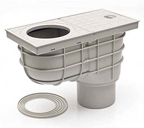 Chudej Dachrinnenablauf Regensinkkasten Regenrohrablauf senkrechter Sinkkasten