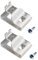 ECSiNG Bohrmaschine Gürtelclip Haken Einhängebügel mit Schrauben Bohrer Treiber Ersatz Elektrowerkzeug Metall 2 Stück N169778 N086039 N268241
