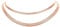 Rose Gold Necklace for Women Layered Necklace Set Snake Chain Herringbone Necklace for Women Dainty Choker Necklace Rose Gold Chain Herringbone Chain Stainless Steel Snake Necklace