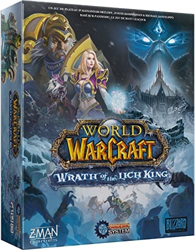 Pandemic Z-Man Games, World of Warcraft: Wrath of The Lich King – System, Kooperatives Spiel, Alter: 14+, 1 bis 5 Spieler, 60 Minuten ZMGWLK01FR Mehrfarbig
