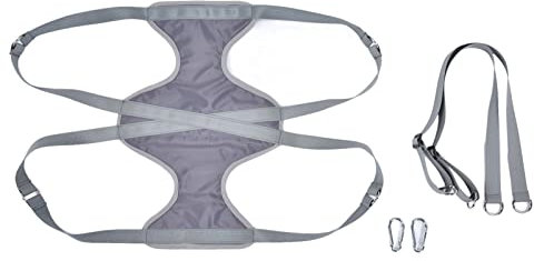 Haustierpflege-Hängematte, Kleine und Mittelgroße Hunde- und Katzenpflege-Hängematte Haustierpflege-Rückhaltetasche für Hund und Katze, Nagelschneiden, Bad, Zähne und Ohrenreinigung(grau)