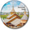 Kühlschrankmagnet Russia Borovsk, 5,7 cm