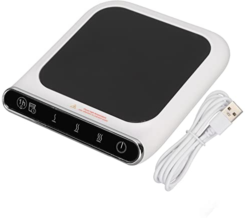 Taza de Café 55 ℃ 131 ℉ Calentador USB Calentador de Taza, Calentador de Taza de Temperatura Constante Calentador de Termostato Eléctrico para Café Leche Té Agua