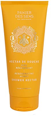 Panier des Sens - Shower Nectar - Organic Honey Extract Body Wash for Women & Men - Moisturising Body Wash 96% Natural Ingredients - Shower Gel - Made in France, SLS Free & Vegan - 200ml