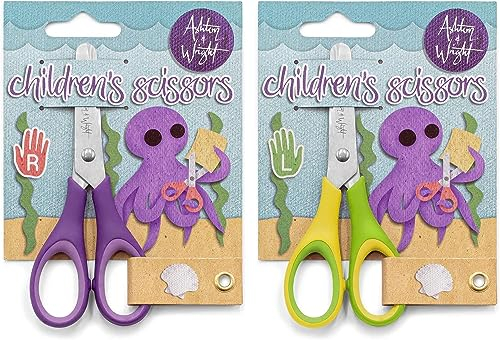 Ashton and Wright - Kinderschere, weich, 12 cm (Multi x 2)