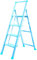 Pink Blue Warehouse Leitern, Home 3/4 Step Leiter Aluminiumlegierung rutschfeste Klappstufen Store Supermarktleitern