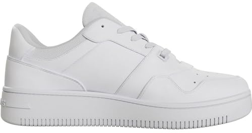 Tommy Jeans Damen TJW Retro Basket ESS EN0EN02505 Cupsole Sneaker, Weiß, 35 EU