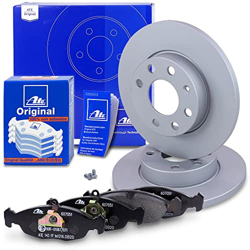 ATE Bremsenset Vorderachse inkl. Bremsscheiben vorne Ø 236 mm voll | Kompatibel mit: CHEVROLET CORSA Stufenheck, OPALA Kombi, OPEL ASTRA F Cabriolet, ASTRA F Caravan, ASTRA F CC