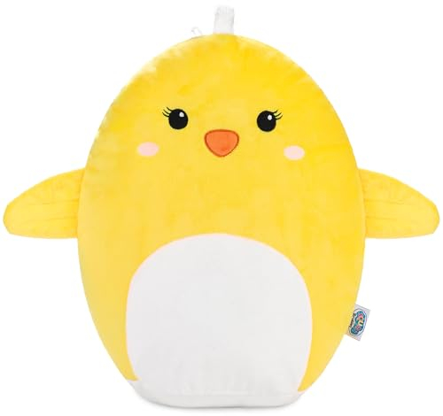 SQUISHBRUBIES Kiki das Küken - 35 cm Kuscheltier - Superweiches Plüsch Stofftier - Plüschtier zum Kuscheln, Verschenken und Sammeln - Gelb