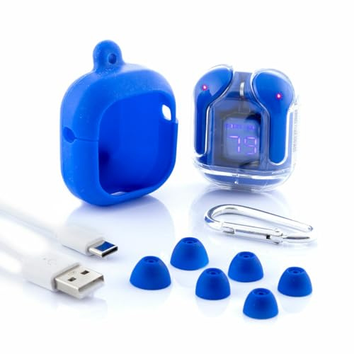 InnovaGoods Kabellose Kopfhörer mit Ladebox Blue