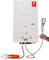 TABODD 18L Chauffe-eau à Gaz Propane avec Régulateur de Pression, 36KW Chauffe-eau Instantané GPL Brûleur Portatif de Chauffe - eau Instantané sans Réservoir avec avec Kit Douche pour Camping, Blanc
