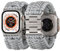 Tefeca Titan Series Cinturino in Paracord Compatibile con Apple Watch Ultra 2/Ultra 49mm, Series 10 46mm, Series 9/8/7 45mm, SE2/SE/6/5/4 44mm e Series 3/2/1 42mm Grigio XL 42/44/45/46/49mm