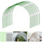 MUXHEL 168PCS Garden Hoops for Netting, Flexible Greenhouse Hoops for Raised Beds, Garden Cloche Hoops for Garden Fabric, Netting Raised Bed, Garden Tunnel Tyres