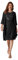 GRACE KARIN Formeller Damenanzug für Hochzeitsgäste Wickelkleid mit Pailletten + eleganter Chiffon-Cardigan Schwarz