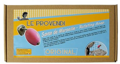 Coffret provendi Porte-Savon et Savon à vis (Rose)