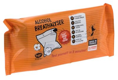 Bivora Alkoholtester CONTRALCO 0,5 g/L – Alkoholtester polizeigenau, Einfach & Zuverlässig in 3 Minuten | Internationale Verpackung [ Promillemessgerät ]