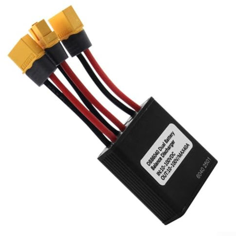 E-bike Dual Battery Discharge Converter 40A Dual Battery Pack Switch Balancer Module with XT60H Port