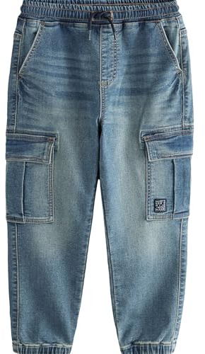 NEXT Jungen Jeans mit Cargotaschen Vintage Blue 170
