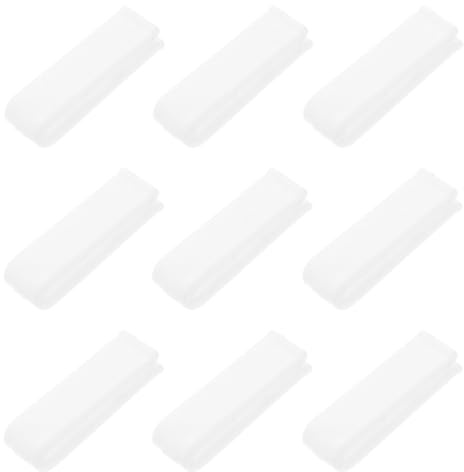 Veemoon 10pcs Reusable Vacuum Storage Bag Clips for Clothes and Food Sealing Sturdy Plastic Mini Sealer Clips for Snack Bread and Vacuum Bags Use Multifunctional for Kitchen and Household