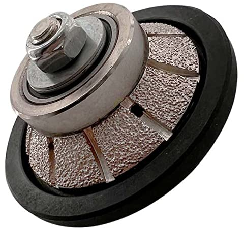 3/8 Zoll (0,95 cm), Diamant-Handprofil-Rad für Granit, Marmor und Stein, passend für Polierer und Winkelschleifer