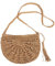 ZoneYan Sac Paille Femme, Kitteny Sac à Bandoulière Tissé Pour Plage d'Été, Voyage et Tous Les Jours
