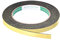 sourcing map Dichtungsschaumband 10mm breit 1mm dick 5m/16,4ft lang selbstklebender EVA-Dichtungsstreifen für Fenstertürisolierung