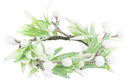 Ideen mit Herz Deko-Kranz | Weihnachten & Winter (Beschneit - Ø13cm)