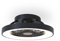 Ventilador motor DC TIBET MINI negro,led dimable Mantra
