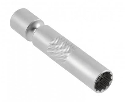 Hogert 3/8 14mm Magnetic Drive Spark Plug Socket Sleeve Removal Tool for car