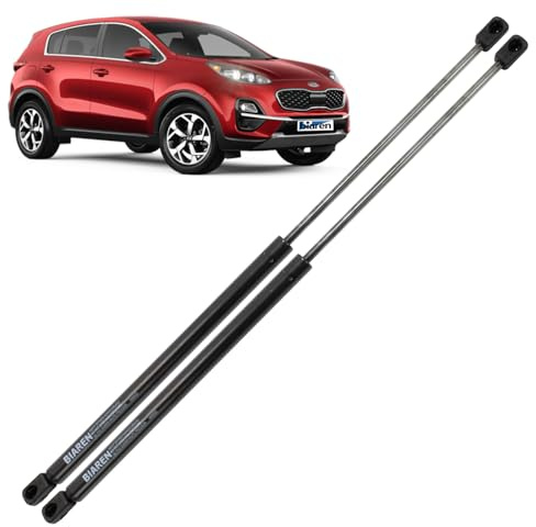 BIAREN 2x Rear Tailgate Boot Gas Struts For Kia Sportage IV Mk4 QL 2015-2021 Lift Support System 600 (N) 546 MM 81770D9000 81770F1000
