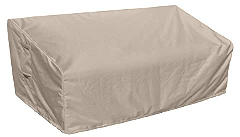Raffles Covers Wetterschutz für Terrasse Sofa 230 x 100 H: 85/65 cm | Atmungsaktiv | Wasserdicht | UV - beständig | Doppelt genähte, PU-versiegelte Naht | Elastischer Kordelzug |