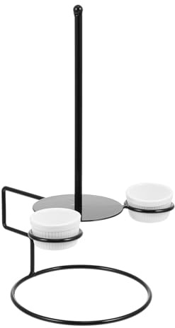 SHERCHPRY Stainless Steel Donut Display Stand Snack Holder Tower for Donuts Onion Rings Party Decoration 13.2 Inch