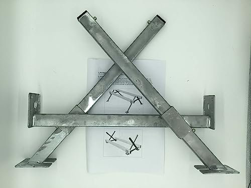 1 Paar Beutenständer/Füße feuerverzinkt variiable Einstellung universal Imker Imkerei Bienen Bienenbock Wanderbock Liebig Dadant Zander DNM