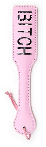 ATTAWA SM Paddel Sex Spanking Paddel BDSM Leder Erotischer Paddle Erotik Flogger Brief Peitsche Rollenspiel Zubehör Fetisch Sklavin Cosplay Sexspielzeug für Frauen Männer Paare Extrem,Rosa