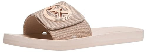 Michael Kors Women's Mk Charm Slide Sport Sandal, Rose Gold, 7 UK