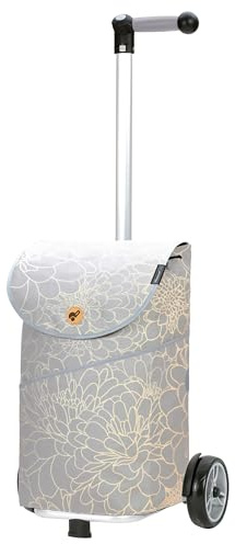 ANDERSEN Einkaufstrolley - Shopper Mix A26 | mit ergonischem 3-Wege-Griff, höhenverstellbar, aus Alu, bis 40 kg - Tasche Limited Edition, Seitenfach, Innenfach, 46 L
