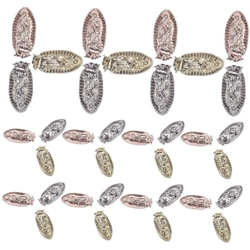 Ipetboom 3D-Nagelanhänger 20St Schönheit der Jungfrau Maria Jesus Nagelaufkleber de guadalupe Nagelanhänger nail decoration Nagelzubehör Schmuck 3D-Nagelkunst Nagel-Edelsteine Maniküre