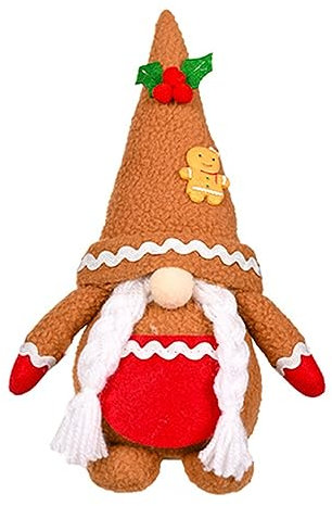 Exquisiter Zwerg für den Weihnachtsbaum, handgefertigt, für Ornamente, Weihnachtsdekorationen für Jungen und Mädchen, zur Geburt, Weihnachtsschmuck, transparent, zum Basteln