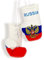 ProSx - Mini-Boxhandschuhe für den Innenspiegel I Vielfalt verschiedener Flaggendesigns (Russia)
